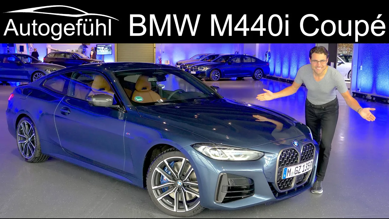 all-new BMW 4-Series Coupé M440i vs 430i FULL REVIEW driving G22 2021 - Autogefühl