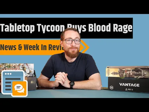 News & Week in Review - Giveaway Winner, Blood Rage Sold, Backerkit Raising Money & More!!!