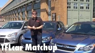 2015 VW Golf Mk7 vs Ford focus vs Subaru Impreza Matchup Review