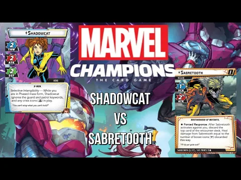 Marvel Champions - Mutant Genesis: Shadowcat Vs Sabretooth