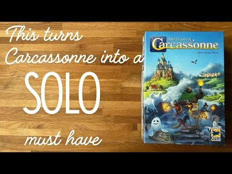 Mist over Carcassonne - Solo playthrough - How a 26 year old game transforms into a sologamers dream