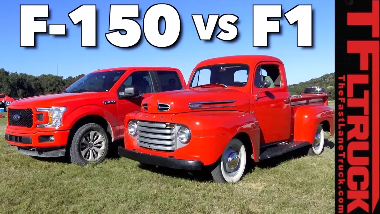 Old vs New: How Much Has The Ford Pickup Changed in 68 Years?