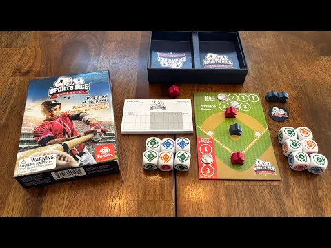 Sports Dice Baseball How to Play and Review