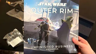 DGA Unboxes Board Games: Star Wars: Outer Rim - Unfinished Business Expansion