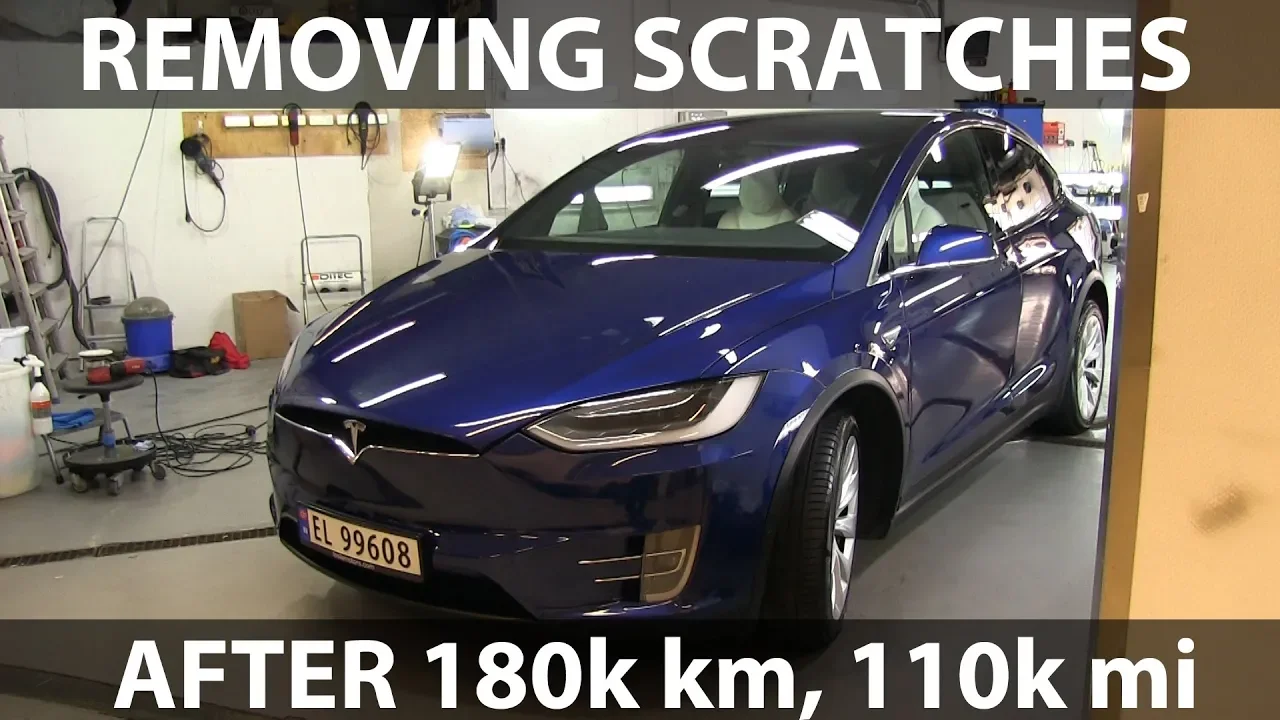 Removing scratches from the car