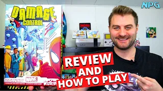 Marvel Damage Control Board Game Review And How To Play