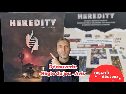 HEREDITY Comment jouer une partie avec règle du jeu de société. Coup de coeur !!