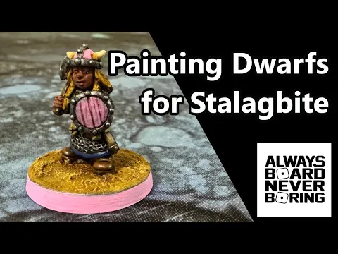 Painting Oldhammer Style Dwarfs (Dwarves) Sculpted by Martin Baker for Stalagbite | Sponsored