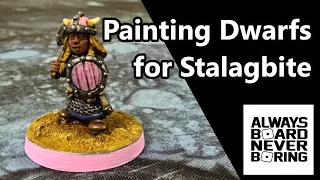 Painting Oldhammer Style Dwarfs (Dwarves) Sculpted by Martin Baker for Stalagbite | Sponsored