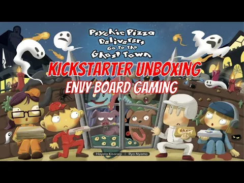 Kickstarter Unboxing: Psychic Pizza Deliverers Go to Ghost Town