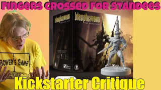 Blasphemous: The Board Game - Another Large Box of Plastic - Kickstarter Critique Review
