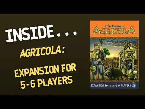 Inside...Agricola: 5-6 Player Expansion for Board Game (4K)