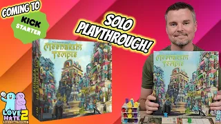 Solo Playthrough of Meenakshi Temple | Coming to #kickstarter
