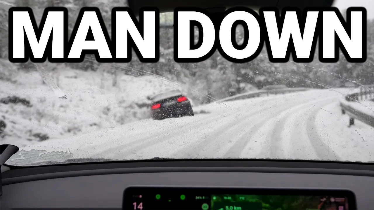 Snow and Chaotic Road Conditions - Lofoten Electric Adventure Part 1