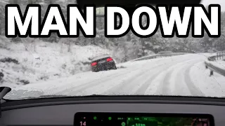 Snow and Chaotic Road Conditions - Lofoten Electric Adventure Part 1