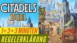 Citadels Duel Regeln Anleitung Regelvideo Erklärung Brettspiel Kartenspiel