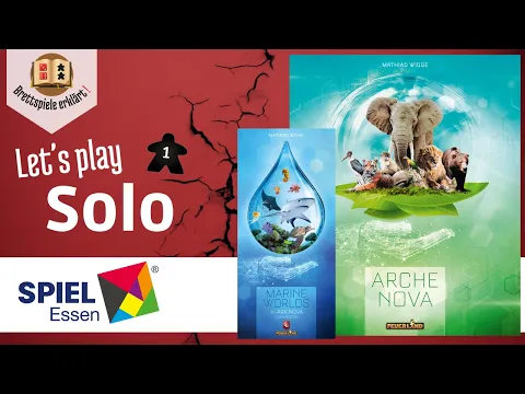 Arche Nova: Wasserwelten - Solo Let's Play (DE) [Spiel'23 Neuheit]