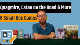 6 Small Box Game Reviews - Catan: On the Road, Quagmire, All-In & More!!!
