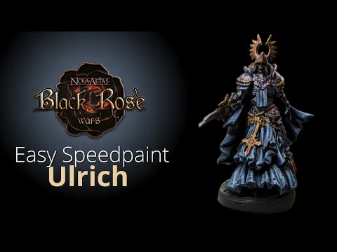 🎨Easy Speedpaint - Ulrich - Black Rose Wars Duels - Lex⚫🌹⚔️