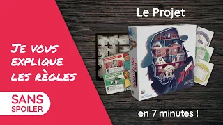 Je vous explique les règles du jeu LE PROJET en moins de 7 minutes!