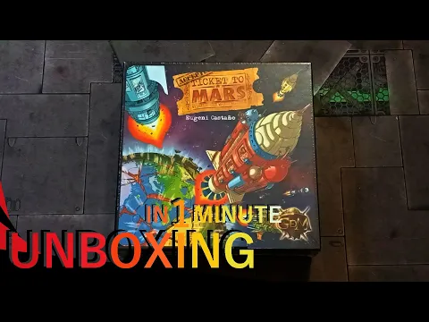 Ticket to Mars UNBOXING in 1 minute