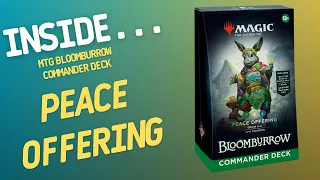Inside…Magic The Gathering Bloomburrow - Peace Offering Commander Deck (4K 60fps)
