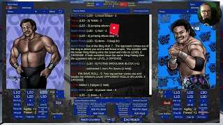 Terry Funk vs. Ernie Ladd Filsinger Games Solo Card & Dice Wrestling rpg OCW 23