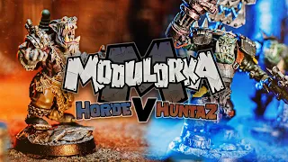 Horde vs Huntaz: Modulorka Battle Report Gameplay