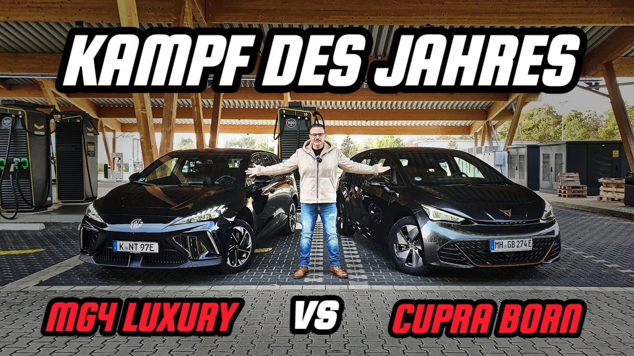 Die CHALLENGE des Jahres! MG4 LR vs Cupra Born Elektroauto Test #electriccar #cars