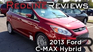 2013 Ford C-MAX Hybrid Review, Walkaround, Exhaust, Test Drive