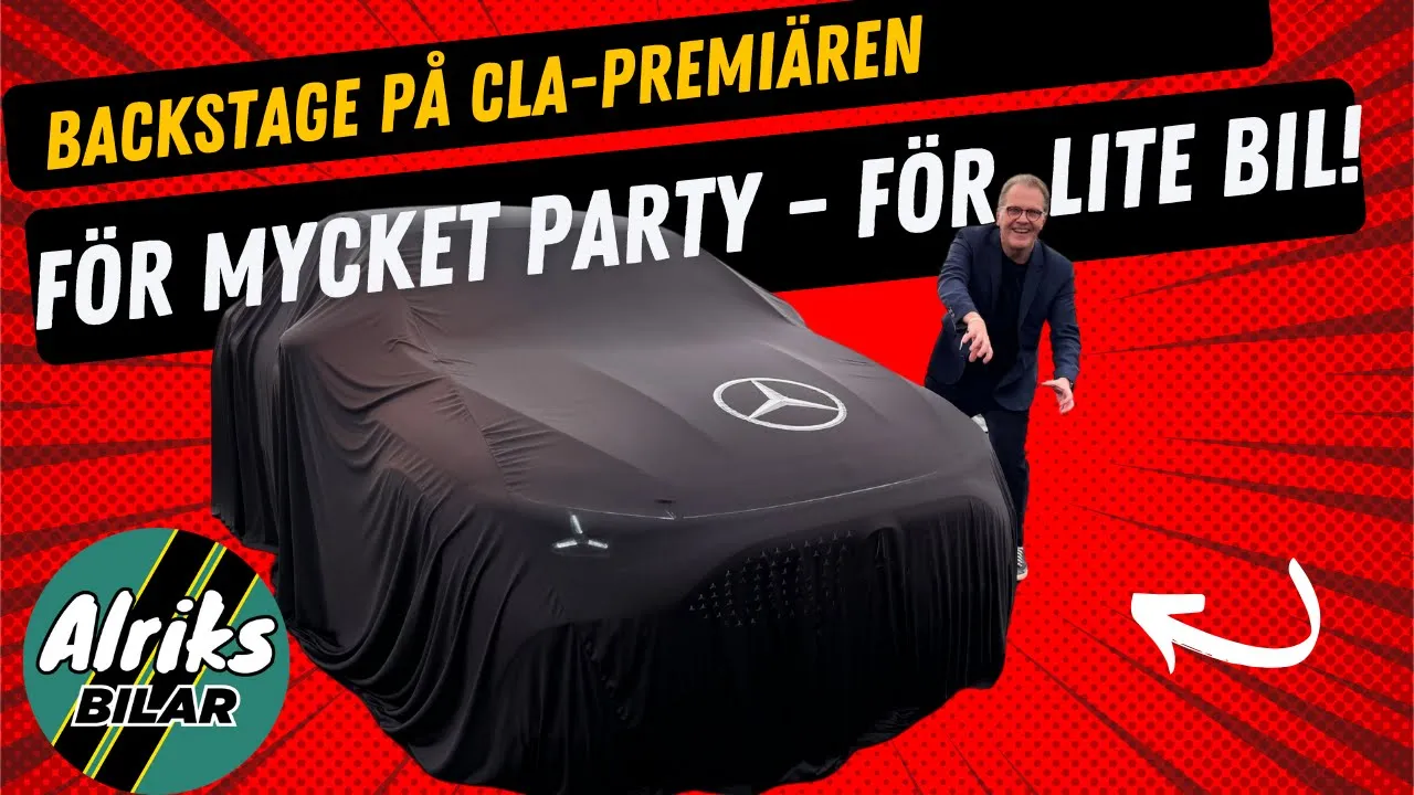 Följ med på premiärfesten för Mercedes CLA