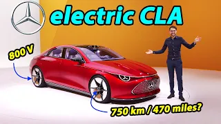 This electric Mercedes CLA shows the future of Mercedes!