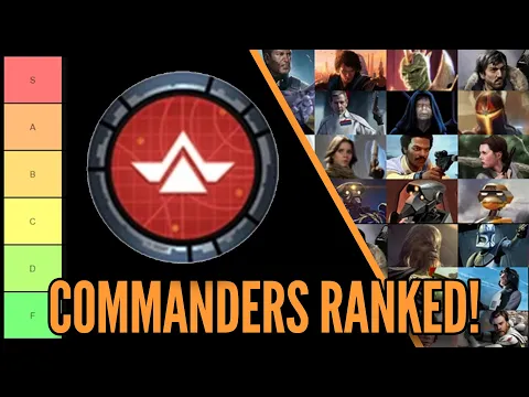 Star Wars Legion COMMANDER TIER LIST