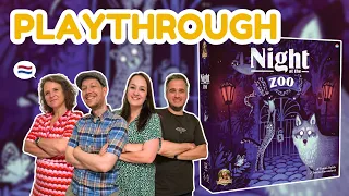 Night at the Zoo (3P) - Bordspel playthrough [NL]