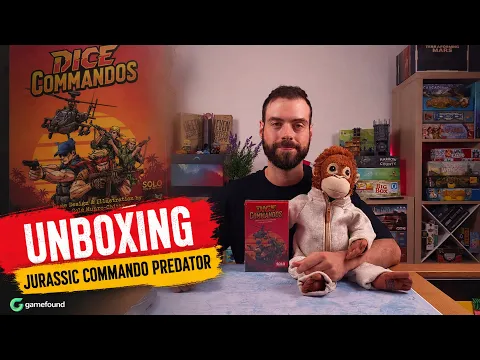 Dice Commandos | Unboxing a Solo 80s Cinema Galore Small Game | Gamefound