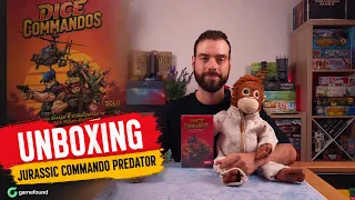 Dice Commandos | Unboxing a Solo 80s Cinema Galore Small Game | Gamefound