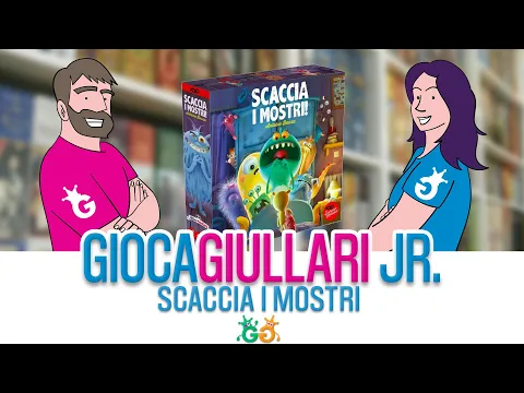 Scaccia i Mostri, il Gioco da Tavolo per Bambini 4+ per non aver paura del buio! - Gioca Giullari Jr