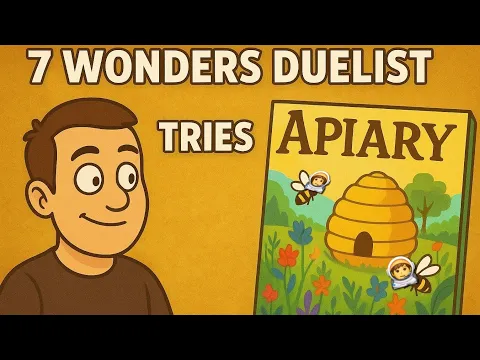 7 Wonders Duelist Tries Apiary (New SM Game) Board Game