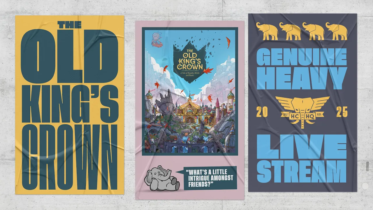 The Old King's Crown - 4p Teaching, Play-through, & Roundtable Discussion by Heavy Cardboard