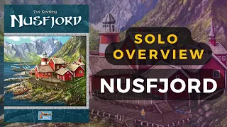 Nusfjord Board Game - Solo Overview of Setup, Components, and Actions | DaniCha
