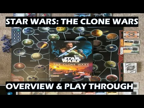 Star Wars Clone Wars Pandemic Board Game Overview and Play Through