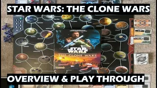 Star Wars Clone Wars Pandemic Board Game Overview and Play Through