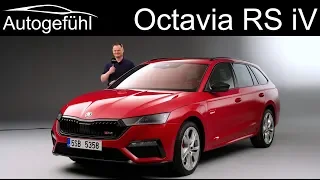 all-new Skoda Octavia RS iV PHEV Premiere Exterior Interior 2020 Octavia vRS REVIEW - Autogefühl
