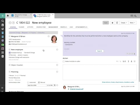 TOPdesk:s Change Management modulen