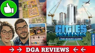 DGA Reviews Board Games: Cities Skylines - The Board Game (Cozy Game Night)
