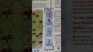 Chapter 1 Preview of Solo Minigame from In the Blink of a Dragon's Eye #sologame #boardgame #fantasy