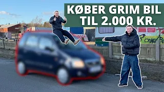 Vi har købt en GRIM bil til 2.000 kroner!