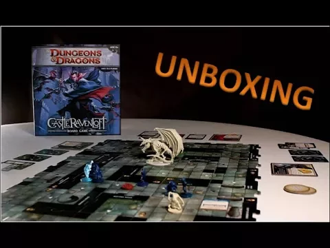 Castle Ravenloft - Dungeons & Dragons - Boardgame Unboxing - PT
