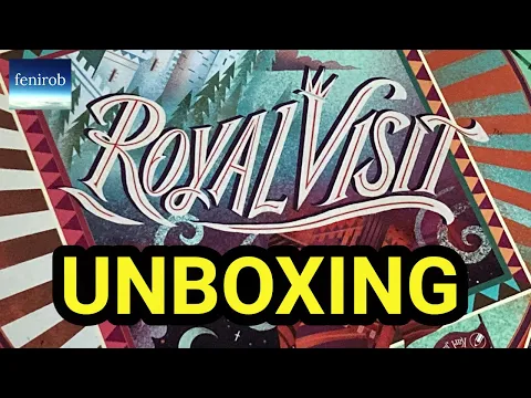 Royal Visit Board Game | Unboxing (No Talking)