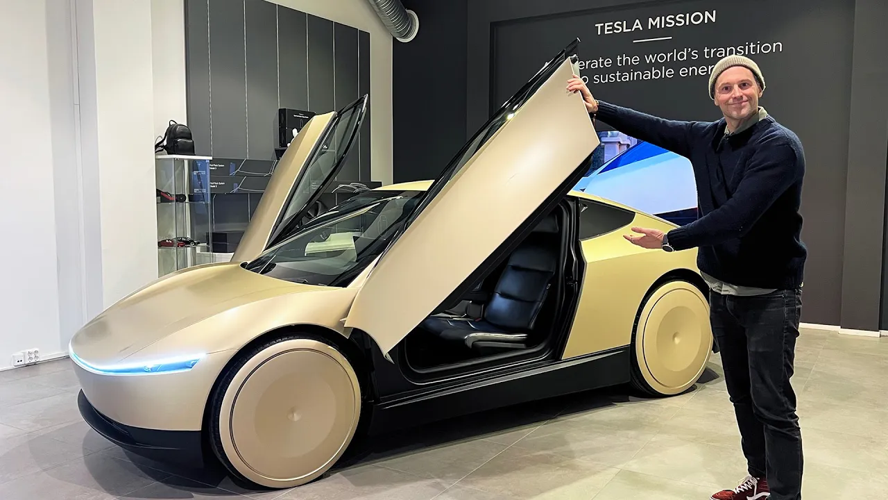 Sniktitt på Tesla Cybercab – fremtidens bil er endelig i Norge!
